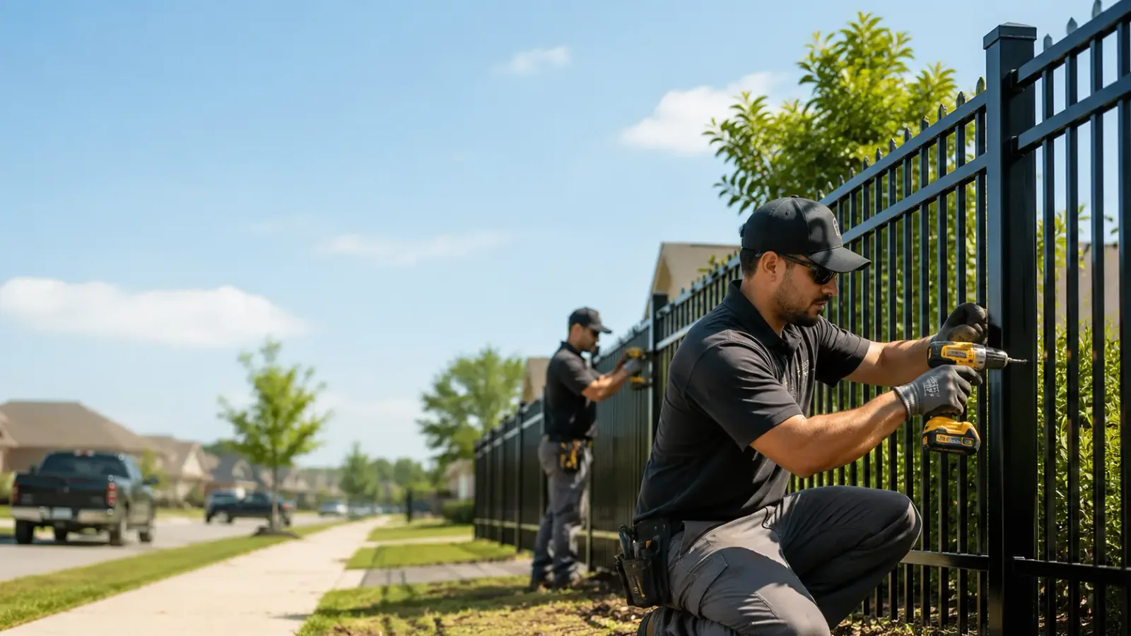 Metal Fence Installation in Pasadena, TX